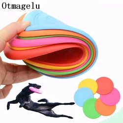 Juguete volador de silicona interactivo para perros y gatos domésticos