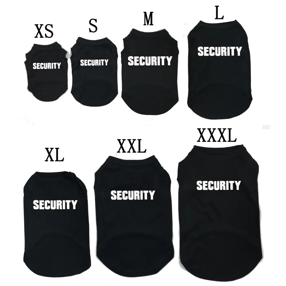 Camisetas estampadas de seguridad para mascotas, ropa barata, camisetas sin mangas de poliéster para todas las estaciones, gran oferta