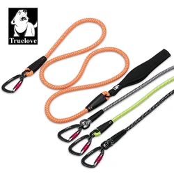 Correa reflectante para perro con mango acolchado de neopreno