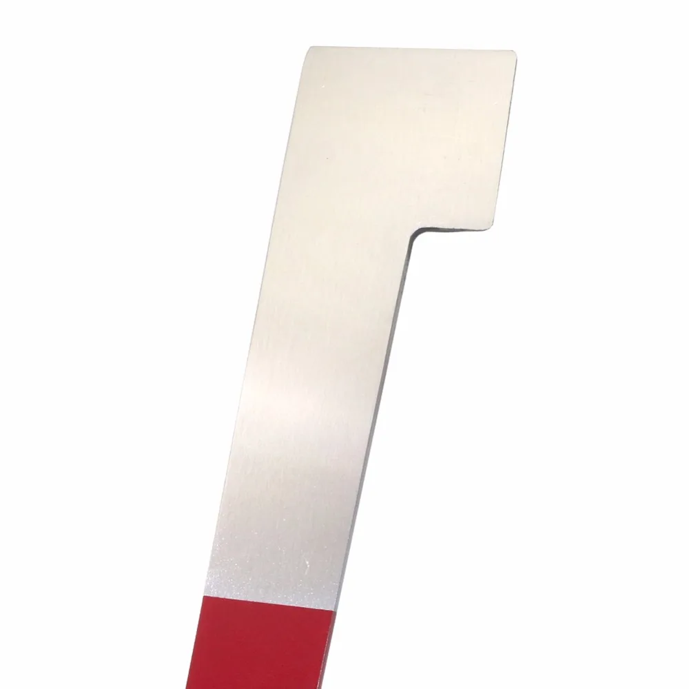 Equipo de apicultura rojo 26,5 cm herramienta de colmena de abeja inoxidable elevador de marco y raspador gancho en forma de J herramienta de apicultor cuchillo raspador - imagen 4