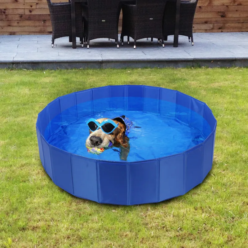 Bañera plegable de gran capacidad para perros y gatos, piscina de PVC, estanque de lavado, bañera para cachorros y gatitos - imagen 2
