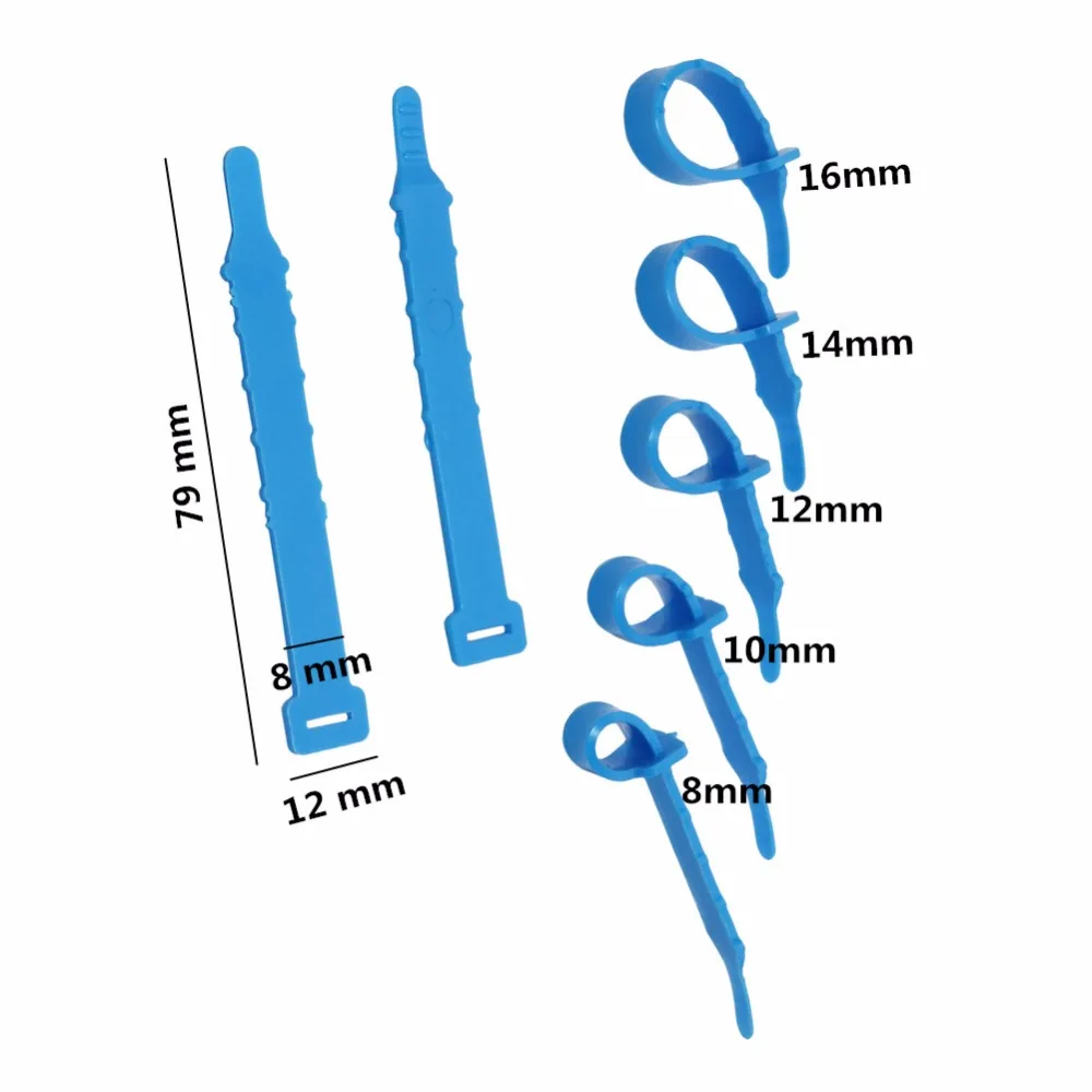30 Uds 5 colores pollo PVC anillos suaves para pies diámetro interior 8 ~ 16mm ajustable pollito pájaro identificación anillos para pierna longitud 7,9 cm - imagen 2