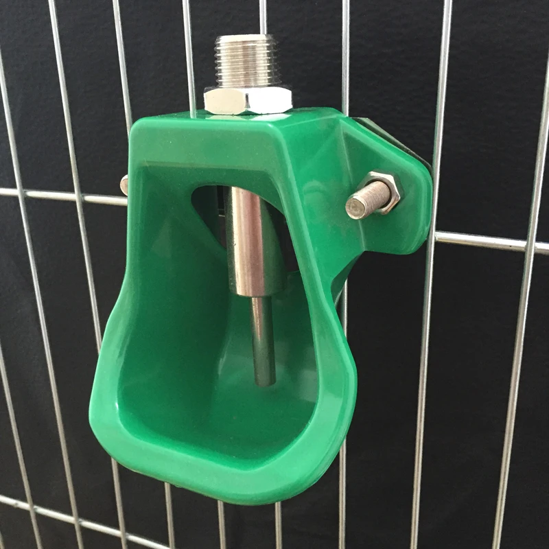 Tazón de agua potable de lechón de plástico automático, bebedero de tetina para cerdo, bebedero de agua, dispensador de agua de animales de granja, 1 ud.