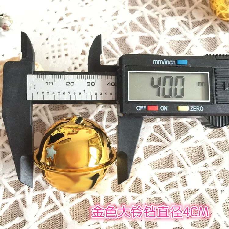 Campanas para perros doradas y plateadas, 2 colores, juguete para mascotas, accesorios para perros alegría para perros pequeños, campana para cuello de cachorro ZL141 - imagen 3