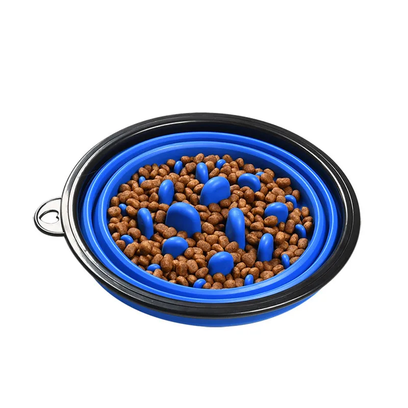 Cuenco plegable de viaje para perros pequeños y grandes, tazones de comida para perros grandes y cachorros, alimentador portátil para mascotas, comedero perro, 350, 1000ml - imagen 3