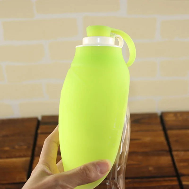 Nuevo Alimentador de agua portátil para mascotas, cuenco plegable para llevar en el coche, hervidor de agua para perros y gatos, contenedor de botella de agua para viajes al aire libre - imagen 5