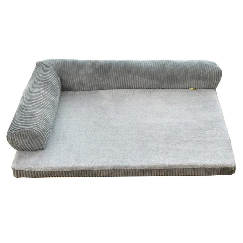 Cama para perros de talla grande acolchada de pana cálida, casa para gatos, estera para perrera, casa para perros pequeños, medianos y grandes, sofá, cesta para mascotas