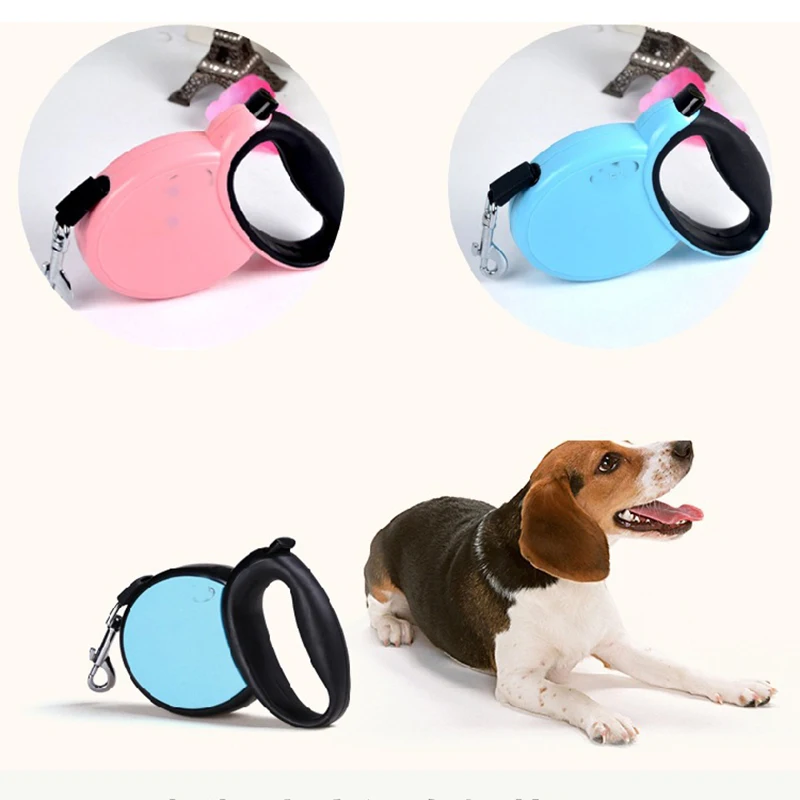 Nuevo 3M mascota perro gato plomo automático retráctil correa para perro cachorro mascota cuerda de tracción arnés de cadena collares para perros correa suministros para mascotas - imagen 3