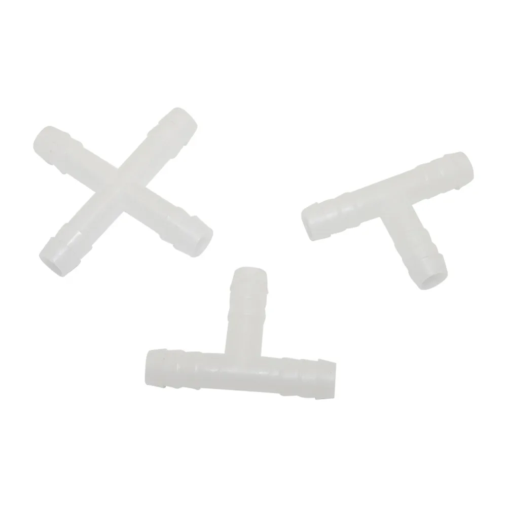 50 Uds. Conexión de manguera para beber de 10mm 3 vías 4 vías animales de granja pollos codorniz conejos animales herramienta para beber aves de corral - imagen 5