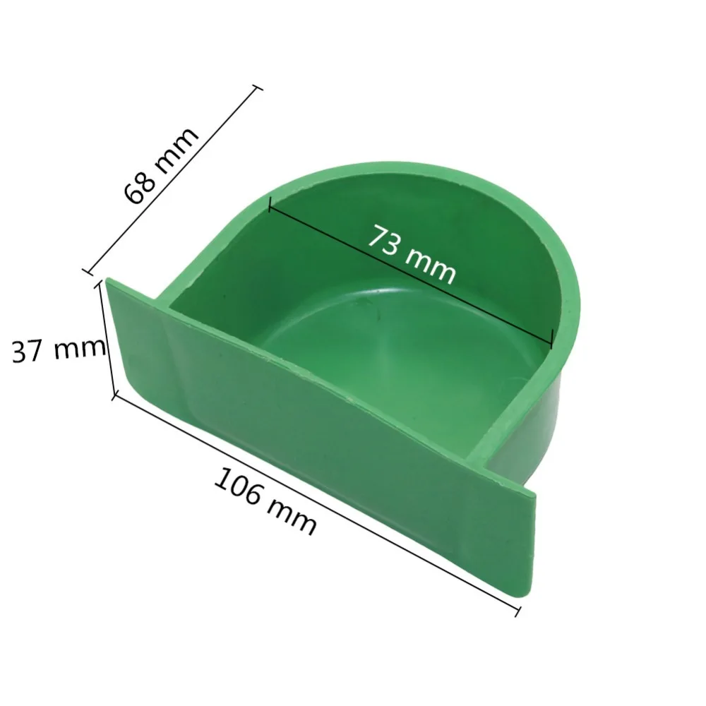 Cajas de comida para jaula de pájaros, comedero para loros, cuenco de agua y comida, taza para periquito, guacamayos, pinzones, comedero para pájaros canarios - imagen 2