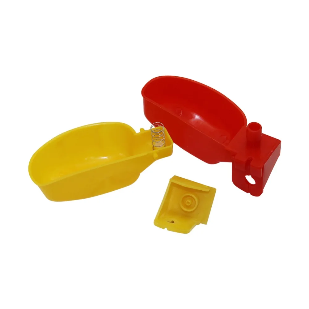 Suministros de alimentación para aves de corral, bebedero de agua para codorniz, pollo, codorniz, paloma, pájaro, con suspensión, 50 unidades - imagen 5