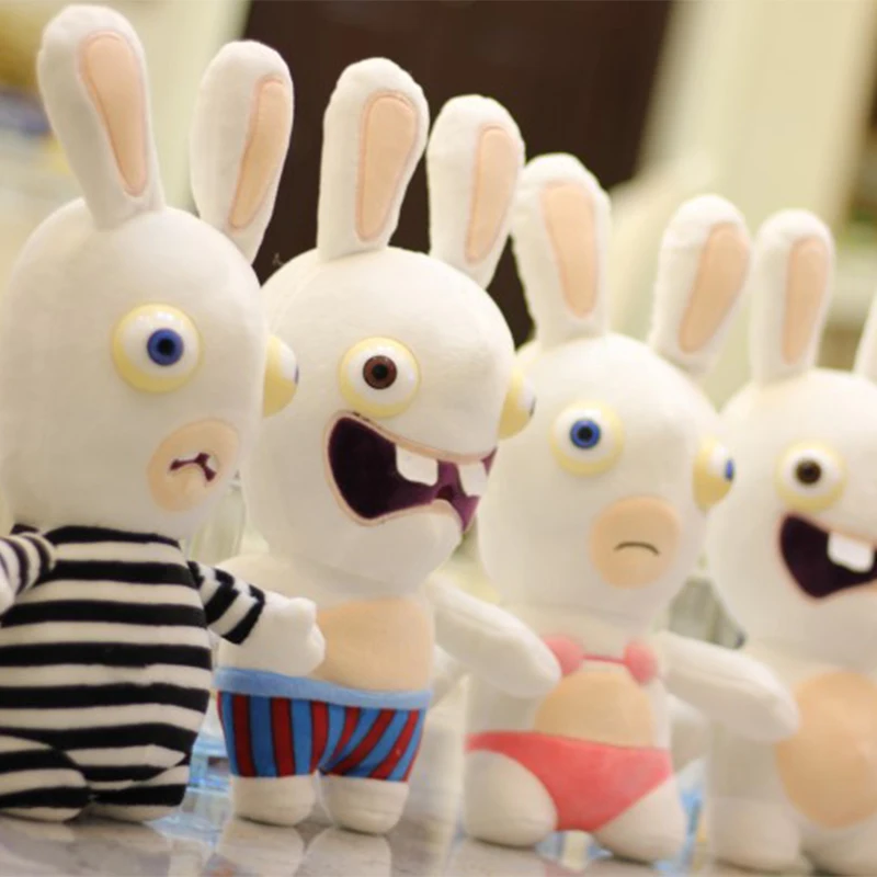 OnnPnnQ Funny Dog Toys Pet Puppy Chew Squeaker Squeaky Plush Sound Crazy Rabbit Stuffed cotton bite Squeaking Toy for small dog6