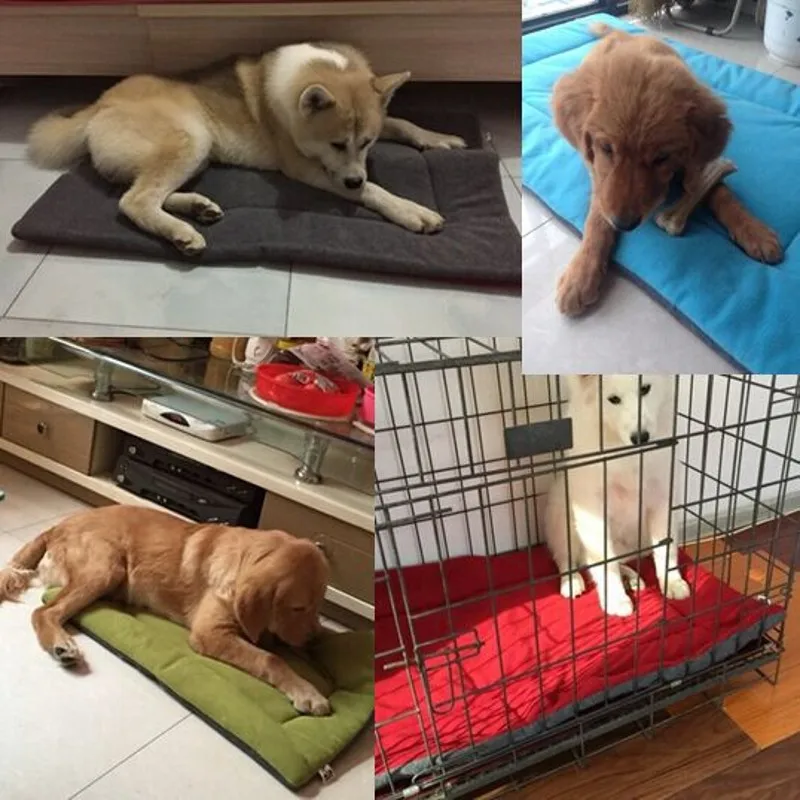 Alfombrilla gruesa de lana suave para mascotas, manta de cama para cachorro, perro, gato, cojín para sofá, alfombra lavable para el hogar, mantiene el calor, XS/S/M/L/XL - imagen 5