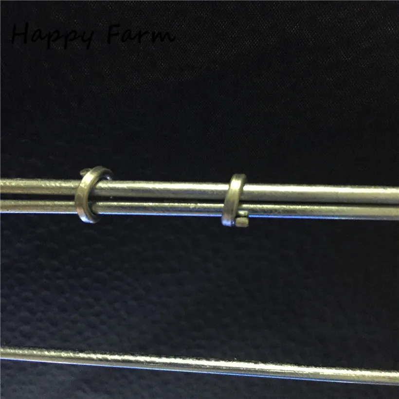 600 unids/caja M jaulas de uñas instaladas pollo pato pájaro perro jaula abrazadera 2,0 codorniz atado paloma jaula abrazadera conejo grapas - imagen 4