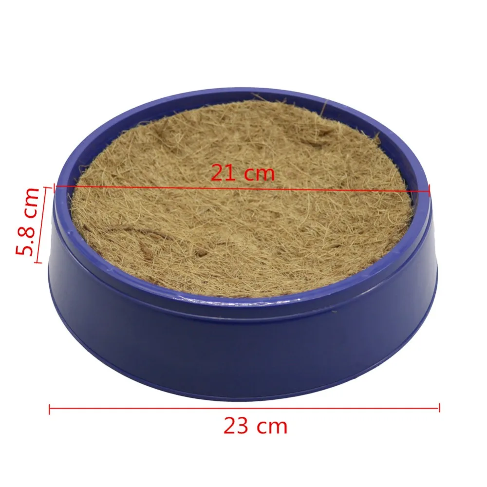 Nido de palomas y esterilla para jaula de pájaros, deshumidificación de aves, suministro de cuenco de hierba de fibra Natural, cuenco de cría, 1 unidad - imagen 2