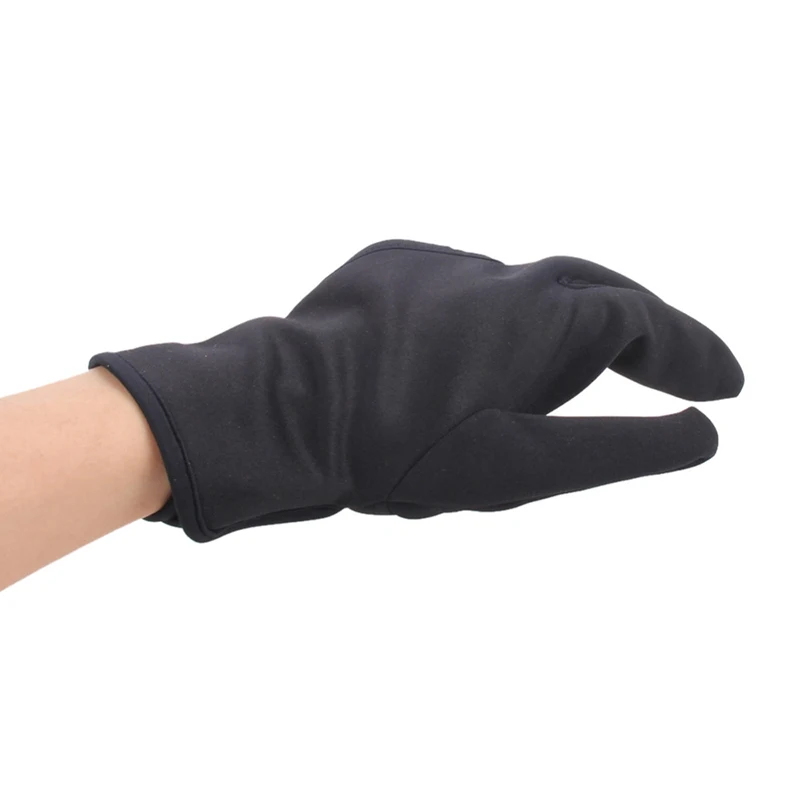 Hairdressing สามนิ้ว Anti-ร้อนถุงมือสําหรับเหล็กแบนทนความร้อนผม Straightening Curling ถุงมือจัดแต่งทรงผมในครัวเรือนถุงมือ - imagen 5