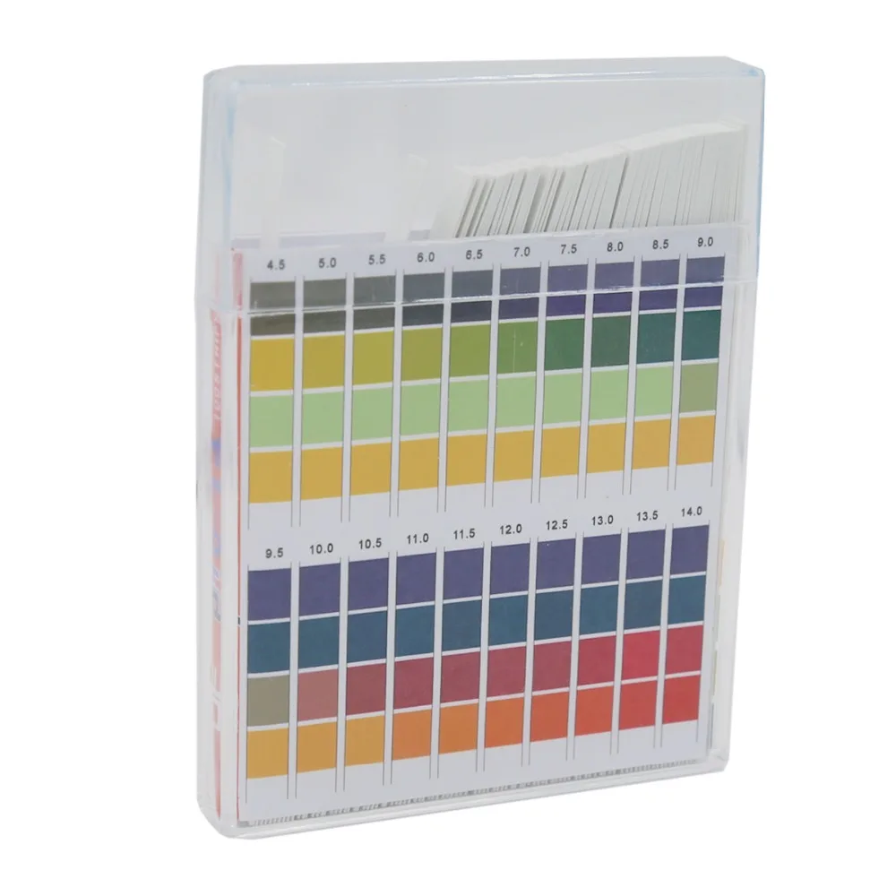 PH 0 -14 Test Paper - Pistha 80 PCS PH 0-14 Test Paper Litmus Strips Tester for Saliva Urine Water Soil Testing - imagen 3