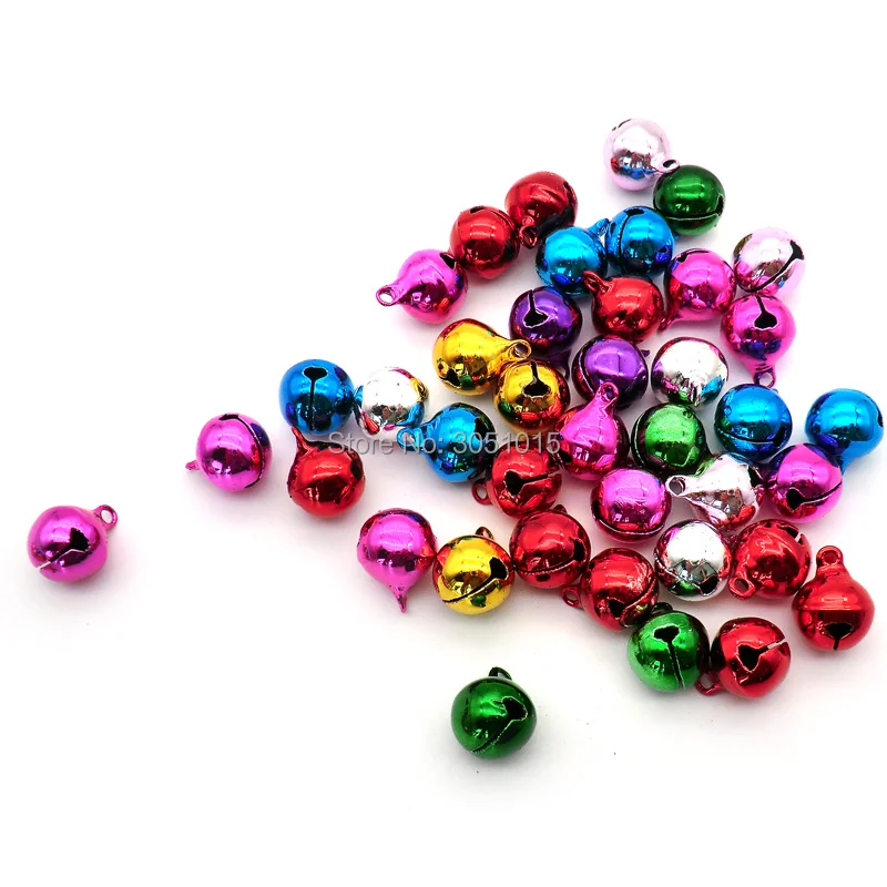 Venta al por mayor 100 piezas. 12mm con campanas de aluminio pequeñas para placas de identificación de perro decoración perro gato Collar gatito cachorro etiquetas accesorios - imagen 3