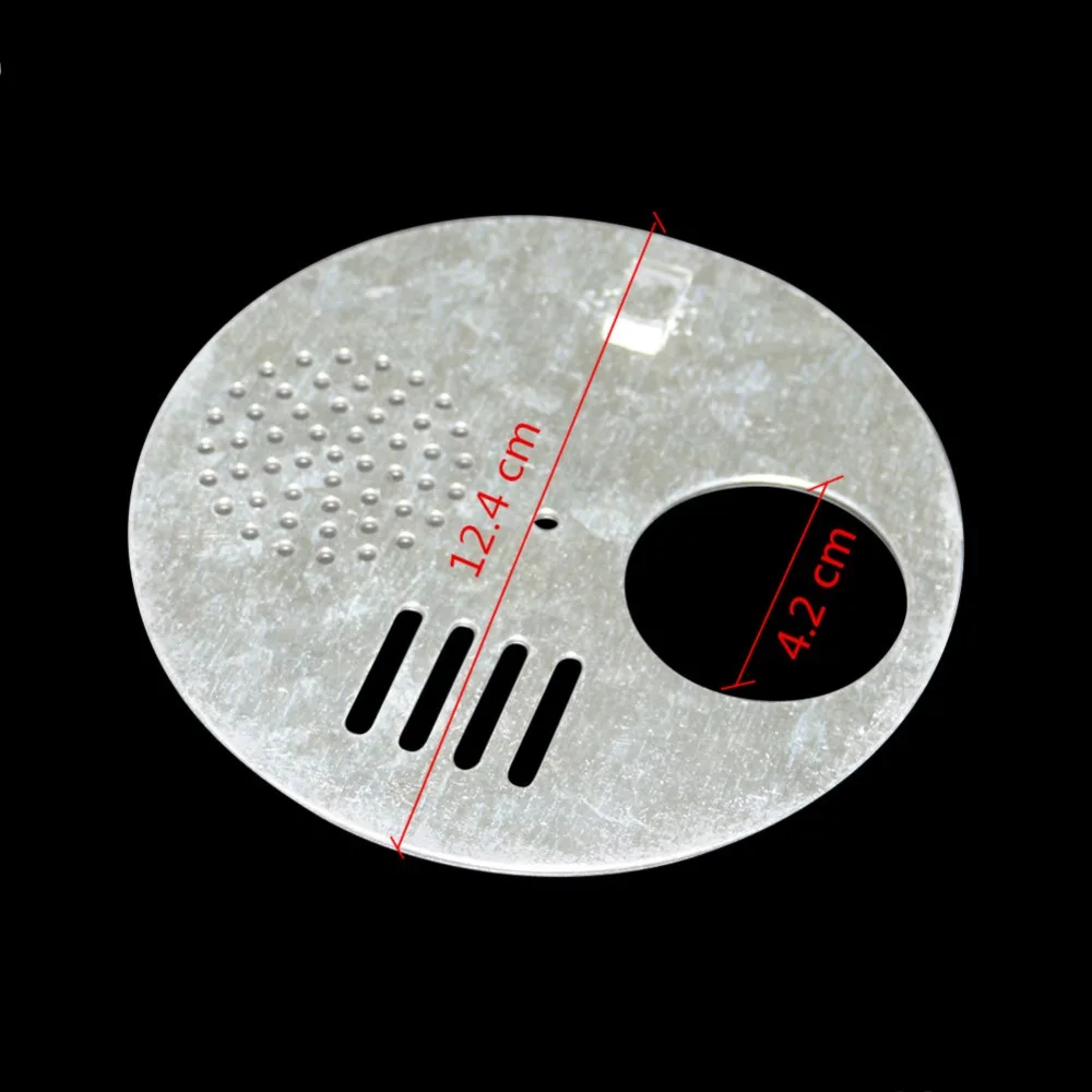 Herramienta de apicultura para colmenas grandes, utensilio redondo de Metal, con rejillas de ventilación para puerta de nido, antiescape, 10 piezas, diámetro de 12,4 cm - imagen 2