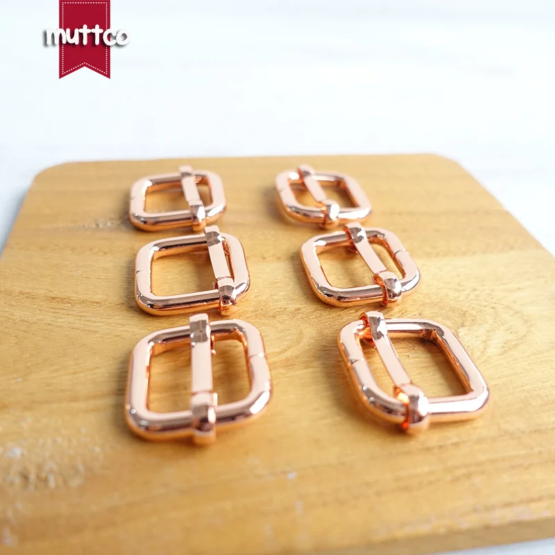 50 Uds DIY Collar de perro hebilla ajustable de Metal 15-30mm hebilla de cinturón para bolso productos para mascotas ajustador duradero en 4 colores - imagen 3