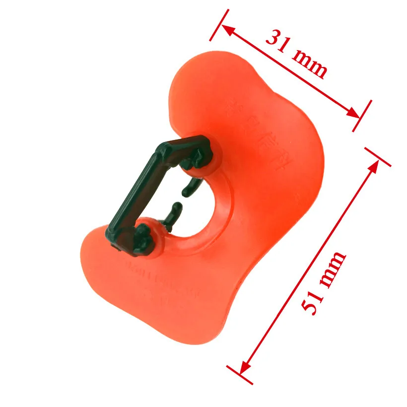 New No bolt Chicken Glasses Red Soft Glasses Anti-pecking Goggles Farm Poultry Equipments 100 Pcs - imagen 3