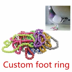 Anillo identificador de pie para palomas – 10 colores disponibles