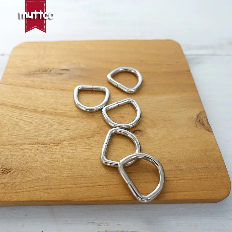 50 Uds. De accesorios para hacer Collar de perro DIY, 15-30mm, costura de equipaje, botón Manual, anillo en D y hebilla de semianillo para C hecha a mano - imagen 2