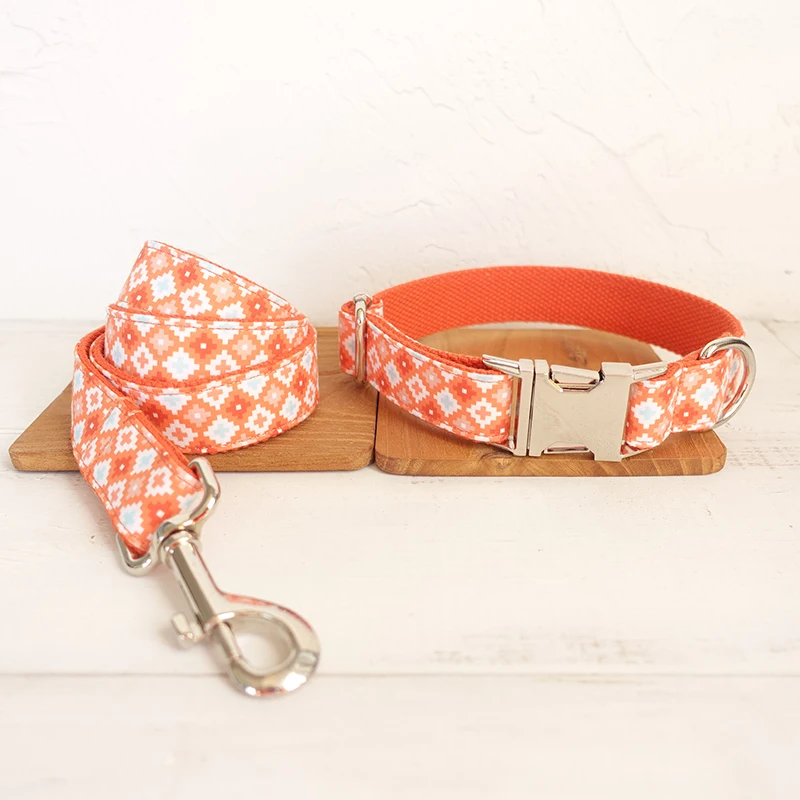 MUTTCO Collar dulce particular hecho a mano al por menor antipérdida EL BISCUIT nombre grabado collares y correas para perros 5 tamaños UDC065 - imagen 4