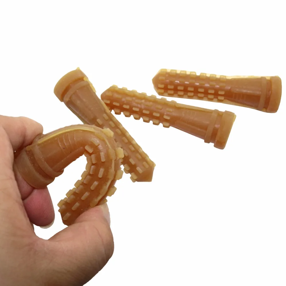 Máquina de depilación de dedos de aves de corral, 50 piezas, 9,5 cm, pegamento, desplumador de pollo, material de tendón de ternera, varilla de maíz