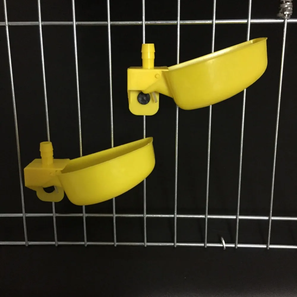 Bebedero para pájaros y loros, bebedero para codornices, cuenco de agua para palomas, taza para beber para aves de corral, jaulas para codornices, suministros de alimentación para pájaros, 5 juegos - imagen 3