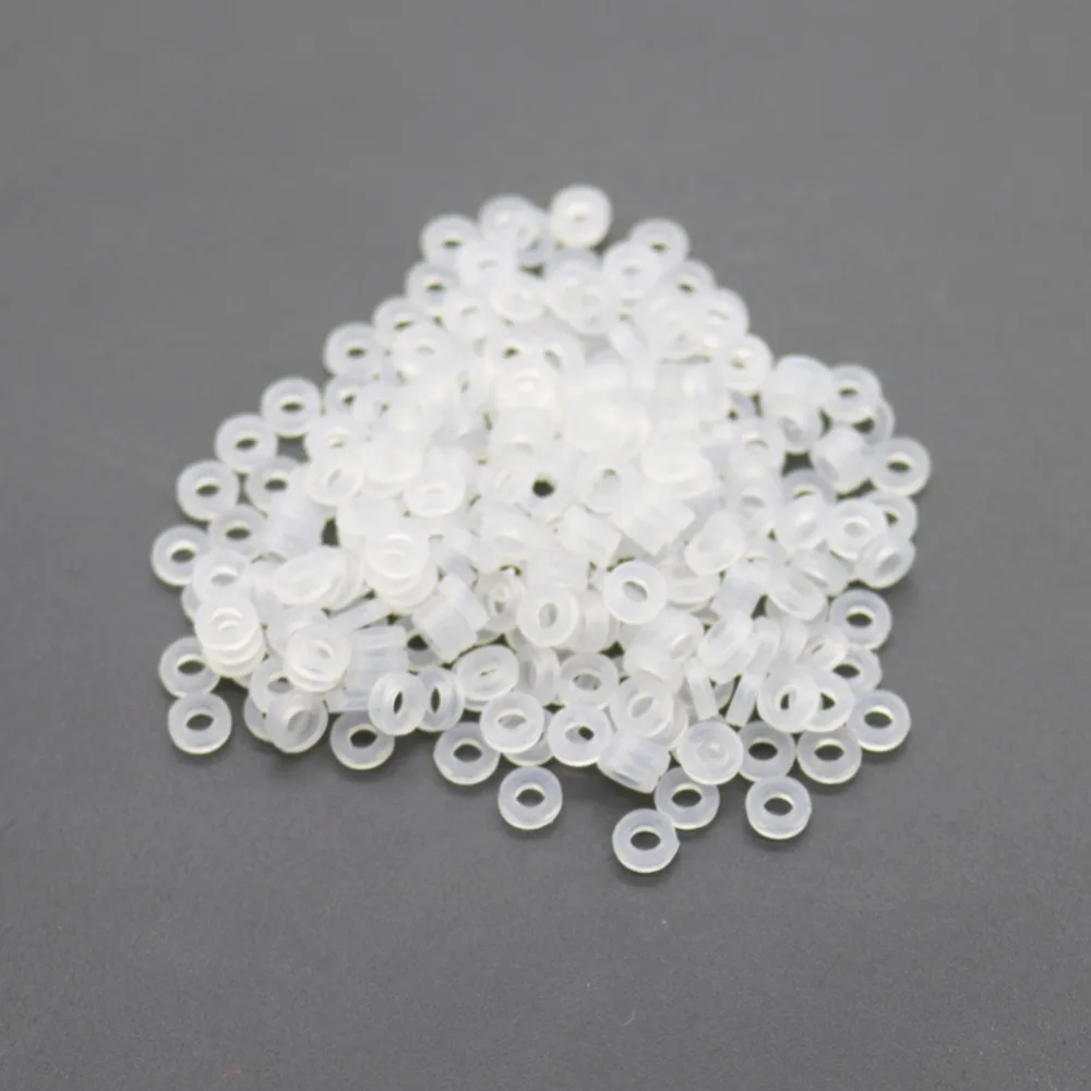 Alfombrilla de goma para bebedero de conejos, accesorios para bebedero de animales, pollo, pájaro, anillo de goma, equipo de alimentación de aves de corral, 200 piezas - imagen 3