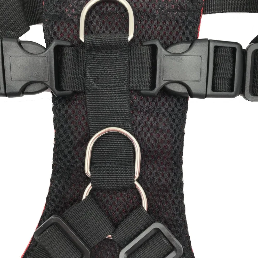 Arnés con correa de plomo para mascotas, cinturón de seguridad para coche, viaje automático, gato, perro, cachorro, 11638 - imagen 4