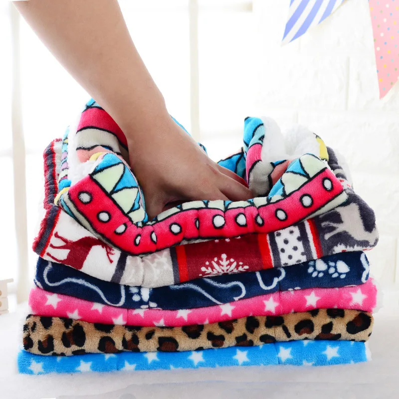 Manta de algodón suave y cálida para perros y gatos, colchoneta de descanso para mascotas pequeñas y grandes, mantas de lana, cojín transpirable para mascotas - imagen 3