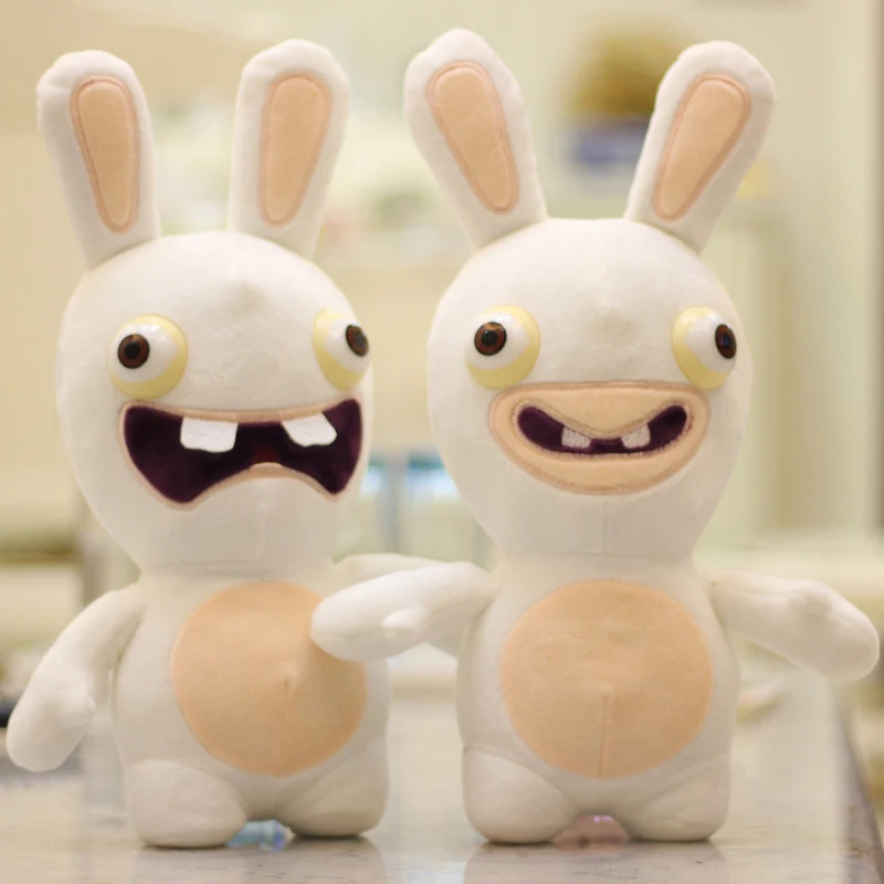 Divertidos juguetes para perros, cachorro, masticar, chirriante, juguete con sonido de peluche, conejo loco, relleno de algodón, juguete chirriante para perros pequeños - imagen 4