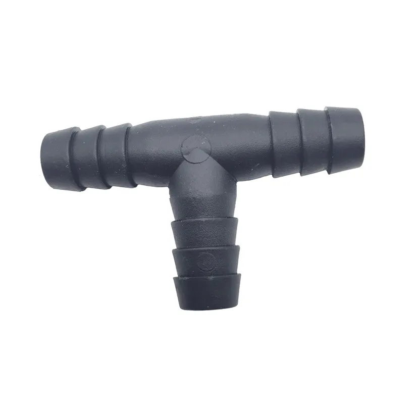 Tubería de plástico en t de 9,5mm para aves de corral, sistema de agua potable para aves, fuente para beber pollo, codorniz, conector para cuenco de agua, jaula para pájaros, 100 piezas - imagen 3