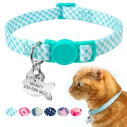 Collar de nailon con campana para gatos – Personalizable con nombre