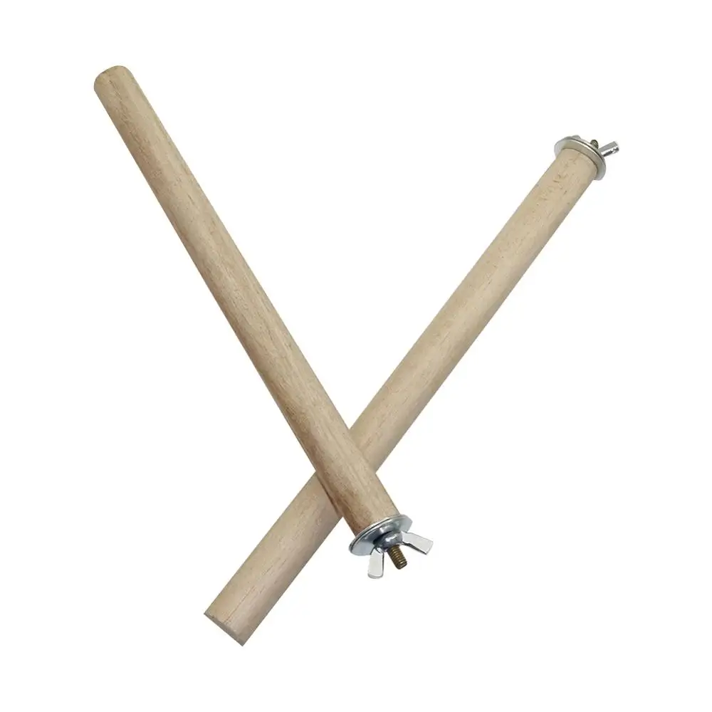 Soporte colgante de madera cruda para loros, perchas de ramas de periquito de juguete para jaula de pájaros, suministros para mascotas, 1 Uds. - imagen 3