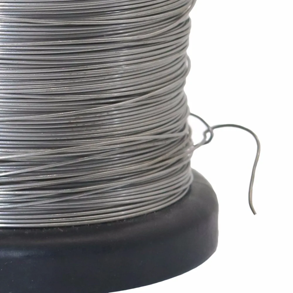 1 rollo de alambre de fijación de marco de colmena de 0,5mm y 500G, alambre de base de panal de acero inoxidable, accesorios para colmena de abejas, herramientas de apicultura - imagen 3