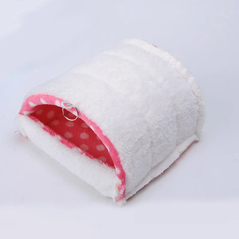 Mini jaula pequeña para casa de mascotas, nido cálido de invierno, cueva, túnel, tubos de juguete para erizo, hámster, ardilla, accesorios para animales, suministros para mascotas - imagen 5