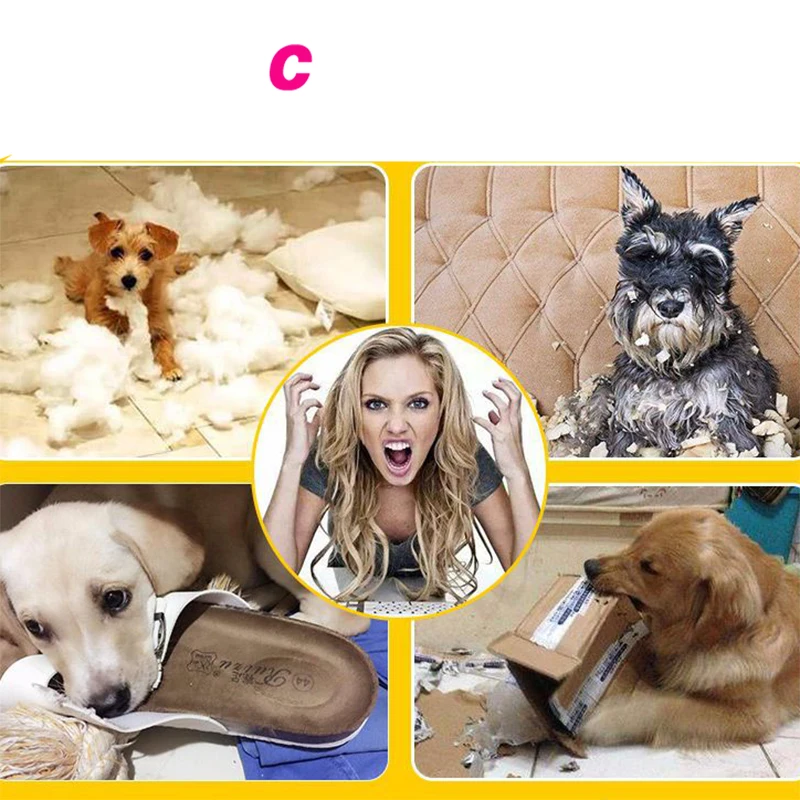 Bonito juguete de hueso para perro y gato, soporte para masticar, Limpieza de dientes, juguetes chirriantes, entrenamiento de cachorros, suministros interactivos para mascotas para Caniche - imagen 2