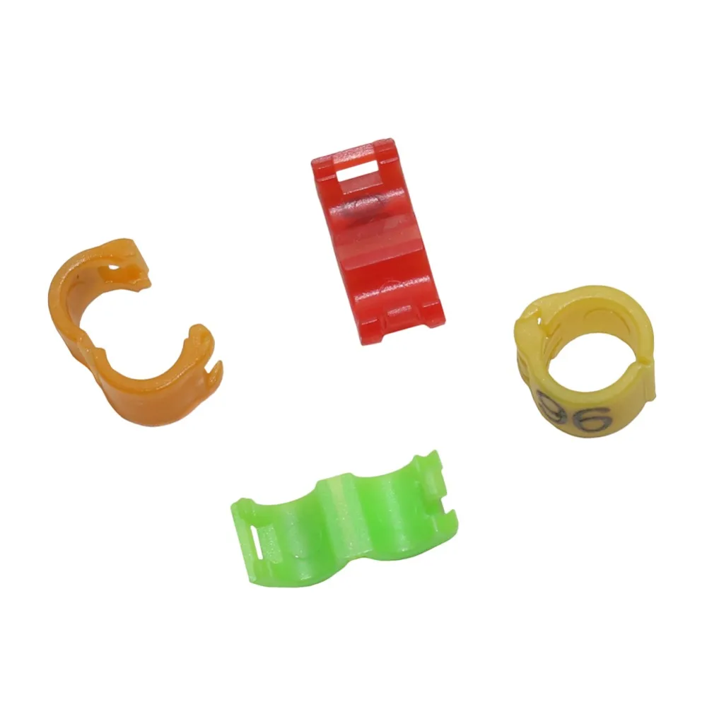 10 Uds. Anillo interior de 2,7/ 3/4/4,5/5mm con Clip para canario, anillos para pierna de loro, paloma y pájaro, anillos para pies de pájaros pequeños con número, anillo con Clip para pájaro - imagen 4