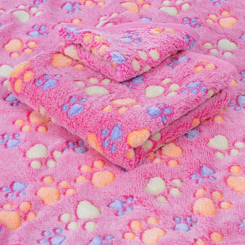 Manta coral fleece - material