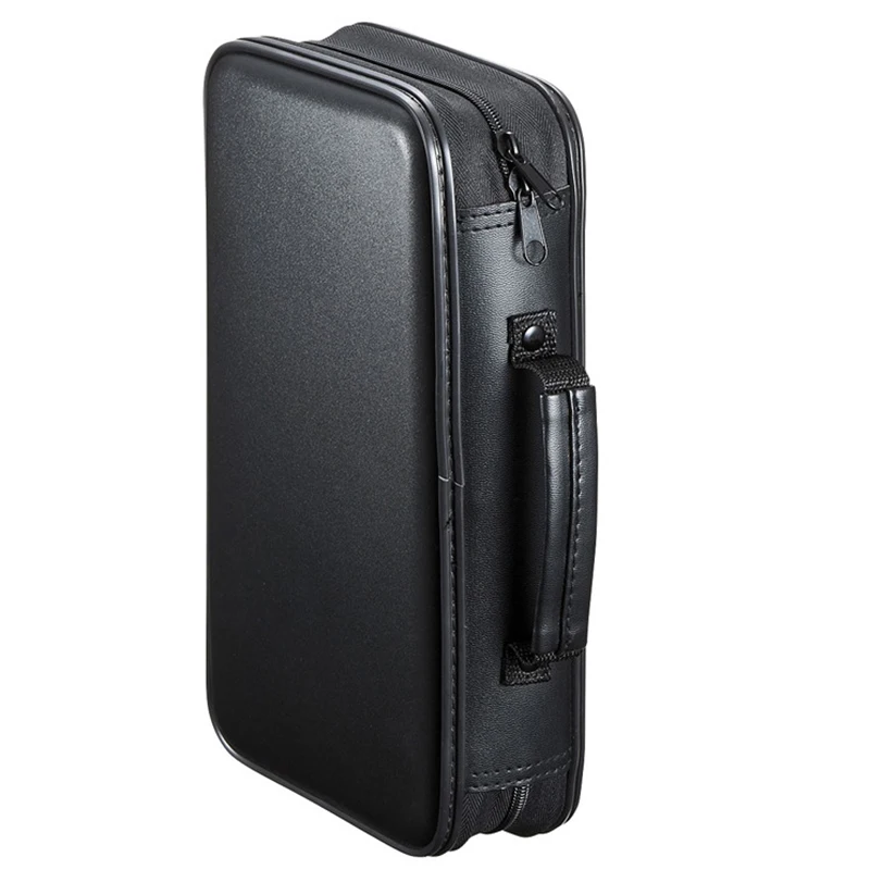 Estuche portátil para CD Blu-ray, caja de discos a prueba de golpes, soporte para DVD con embalaje, 96 discos de capacidad, organizador de viaje para coche, bolsa de almacenamiento - imagen 4