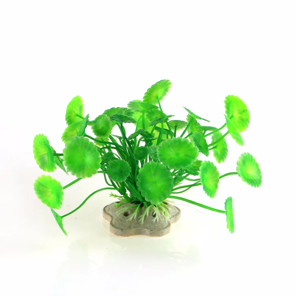 Decoración de acuario con flores y plantas - accesorios de pecera - imagen 5