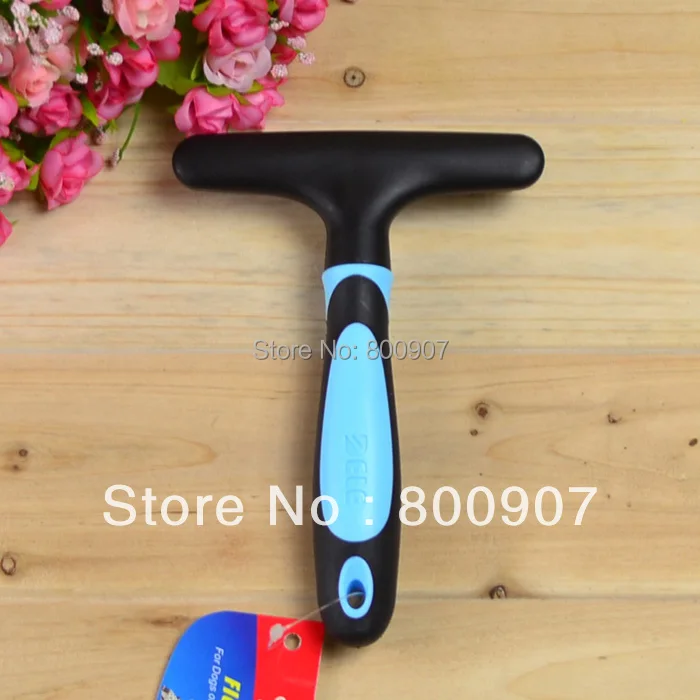 Rastrillo para perro, cepillo Deshedding, peine, capa inferior, rastrillo para perros, gatos, conejos, matados, abrigos de pelo corto o largo - imagen 4