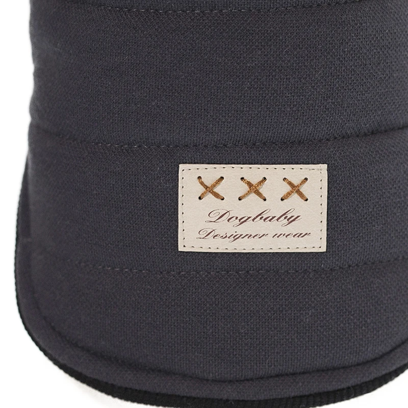 Ropa de invierno para perro, abrigo de algodón grueso con capucha de camuflaje, para mascotas de dos pies, abrigo suave y cálido para Bulldog Chihuahua - imagen 5