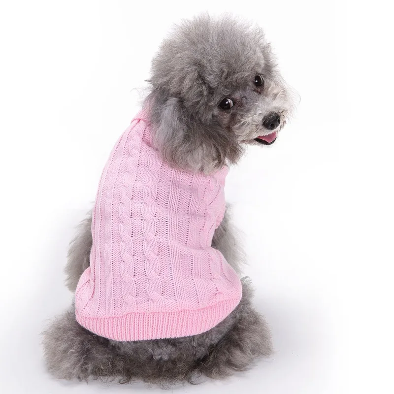 Suéter para cachorros de 8 colores para perros pequeños, ropa cálida de invierno para perros, jersey para Yorkshire, Chihuahua, ropa para mascotas, ropa para perros - imagen 3