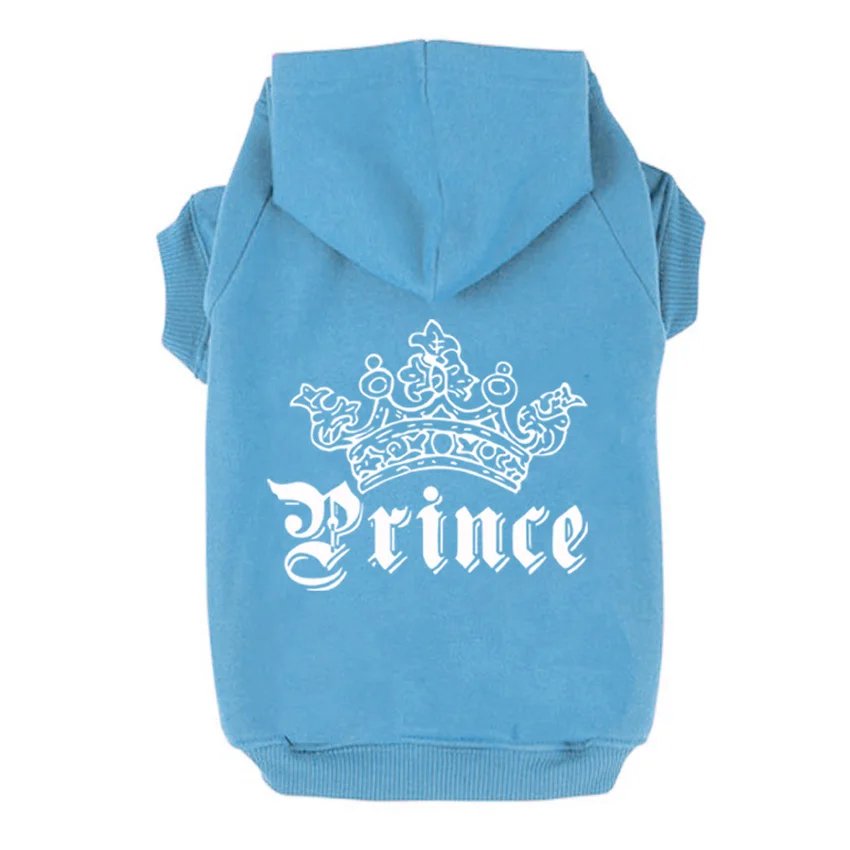 Sudadera para perro Príncipe blanco con capucha - imagen 4