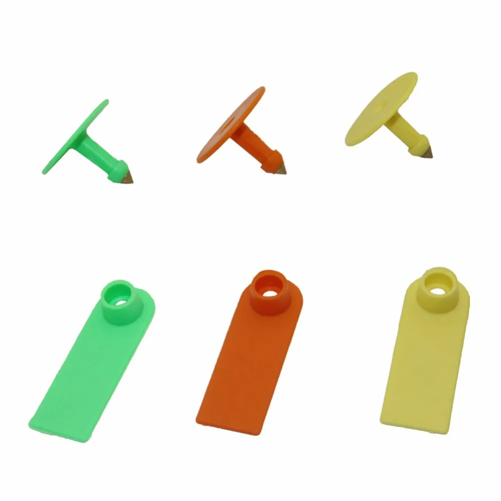 Etiqueta personalizada para oreja de oveja, oreja con etiqueta para impresión láser, nombres, número de teléfono, logotipo de cerdo, ganado, conejo, granja, 100 Uds. - imagen 2