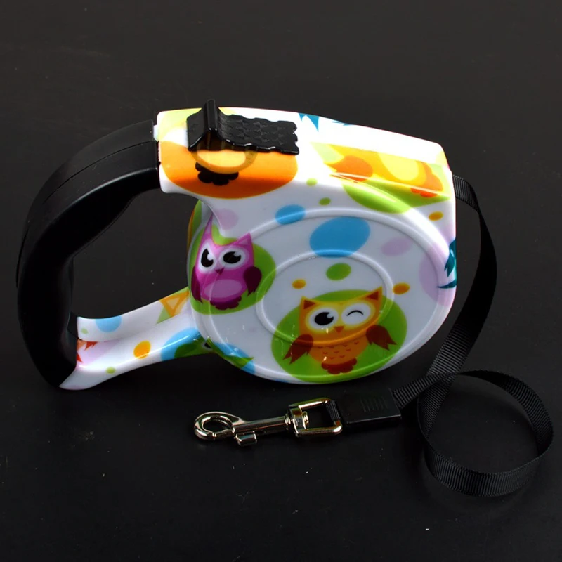 Correa retráctil de 3/5 metros de largo para perro, arnés de plomo para gato y cachorro, cadena de tracción automática, producto animal para perro ZL338 - imagen 3